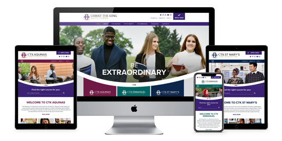 4 websites launched for Christ the King Sixth Forms