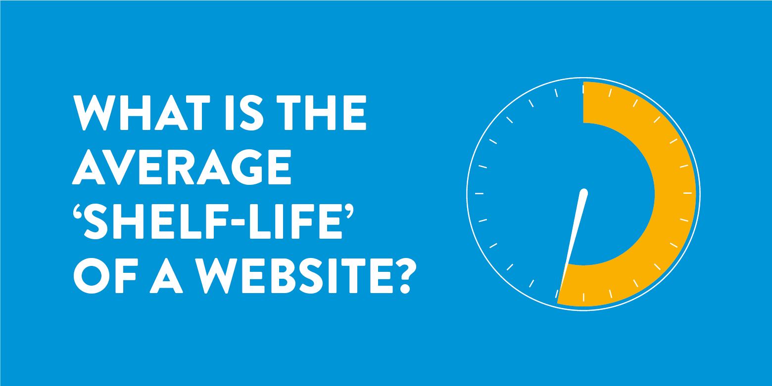 What is the average 'shelf-life' of a website?