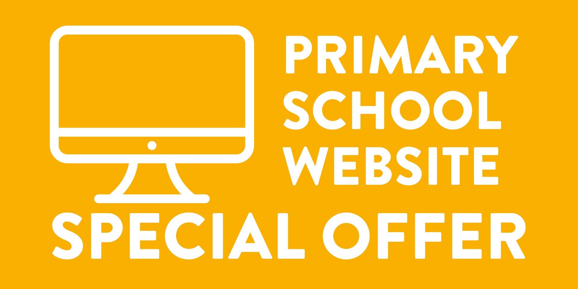 Primary School Website Special Offer
