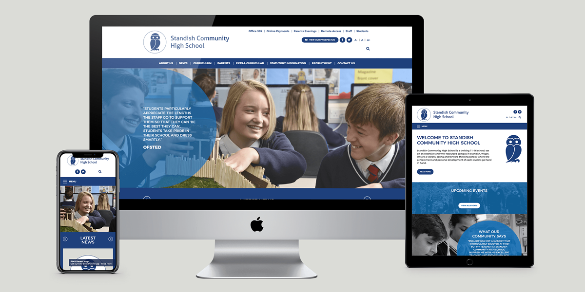 Site launch for Standish High School - part of Mosaic Trust