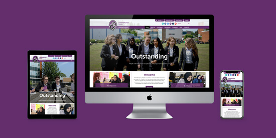 New website for oversubscribed school for girls!