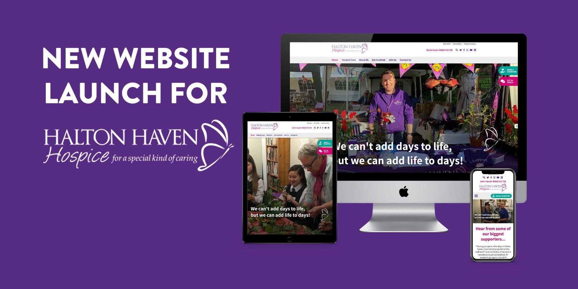 Hospice Website Design – Halton Haven Website Now Live